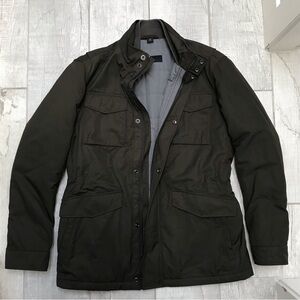 Boss Military Field Jacket with Structured Collar